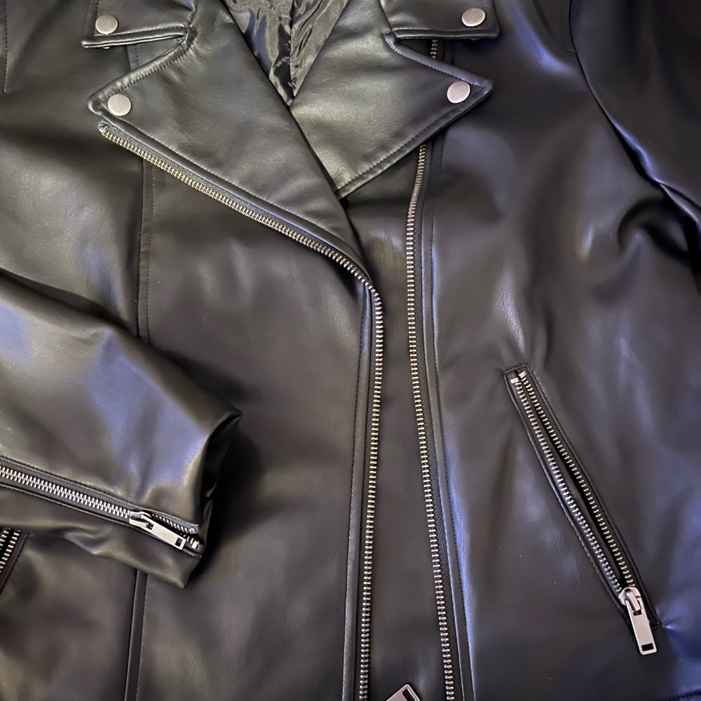 Gap Black Leather Jacket - image 1